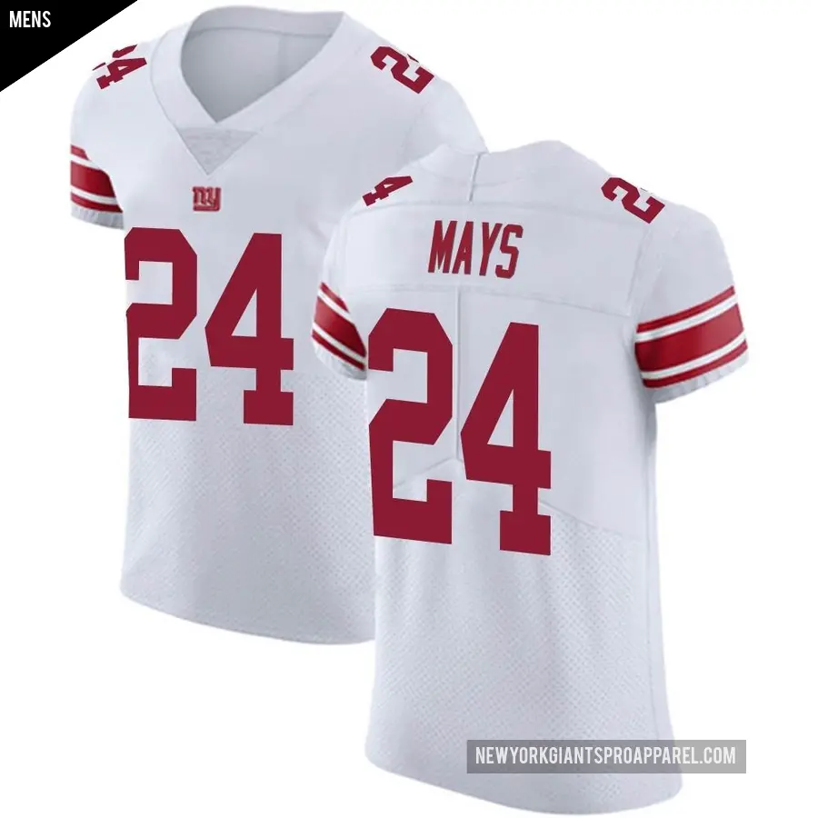 Men's New York Giants ＃24 Willie Mays White Elite Vapor Untouchable Jersey