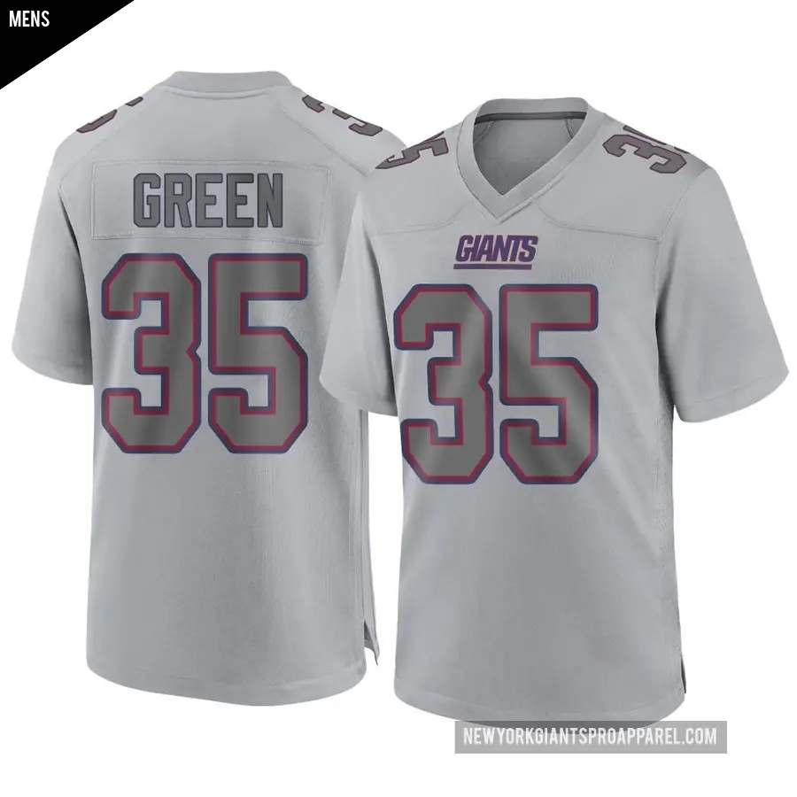 Men's New York Giants ＃35 Art Green Gray Game Atmosphere Fashion Jersey