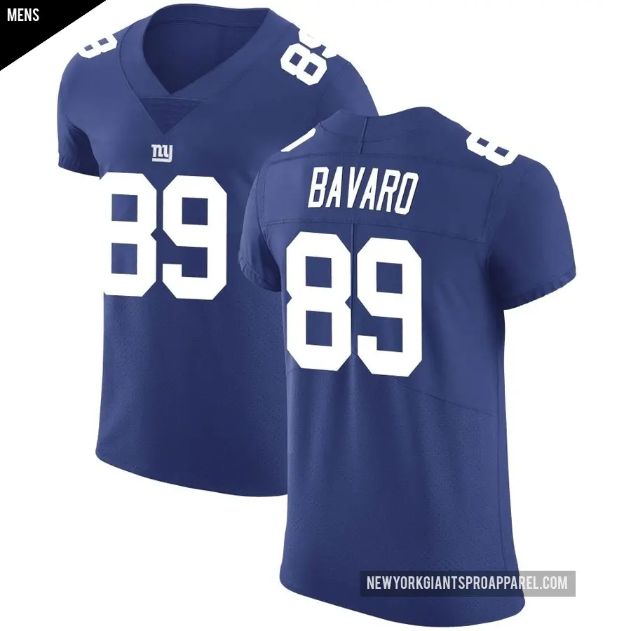 Men's New York Giants ＃89 Mark Bavaro Royal Elite Team Color Vapor Untouchable Jersey