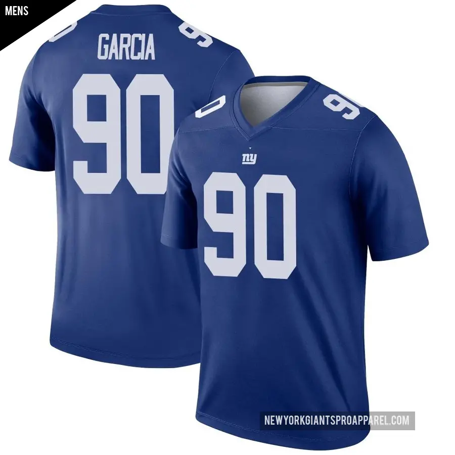 Men's New York Giants ＃90 Elijah Garcia Royal Legend Jersey