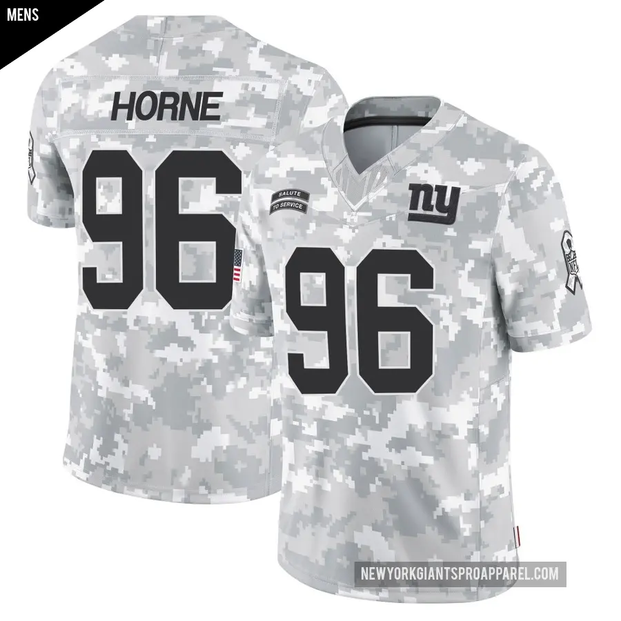 Men's New York Giants ＃96 Timmy Horne Arctic Camo Limited 2024 Salute to Service Jersey