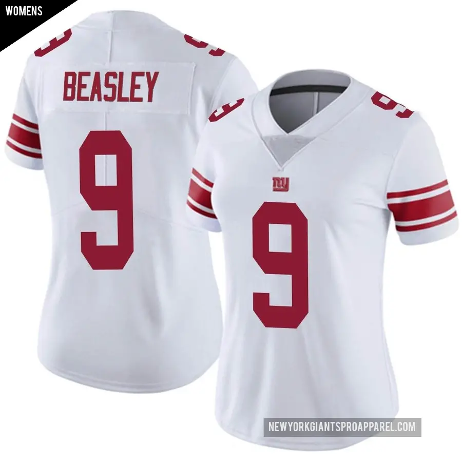 Women's New York Giants ＃9 Cole Beasley White Limited Vapor Untouchable Jersey