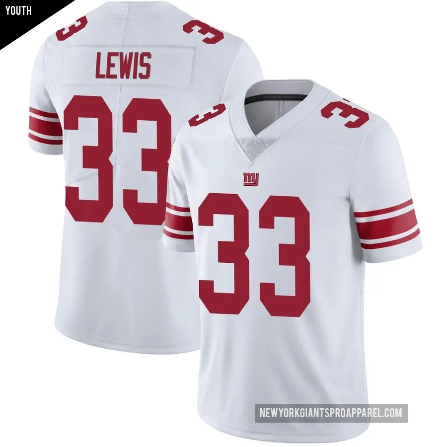 Youth New York Giants ＃33 Dion Lewis White Limited Vapor Untouchable Jersey