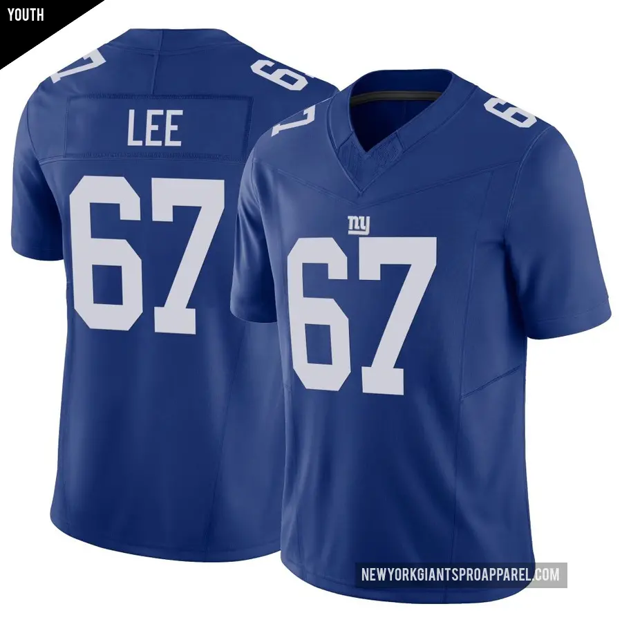 Youth New York Giants ＃67 Ricky Lee Royal Limited Vapor F.U.S.E. Jersey